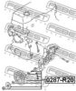 FEBEST 0287-R20 Tensioner Pulley, v-ribbed belt